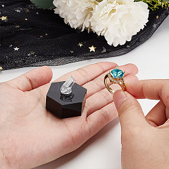 Acrylic Finger Ring Display Holders&nbsp;RDIS-WH0020-02A-02