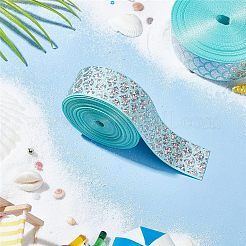 Polyester Grosgrain Glitter Ribbon&nbsp;OCOR-BC0001-10