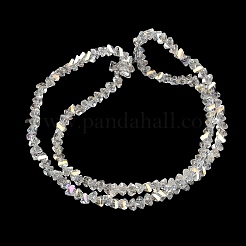 Electroplate Transparent Glass Beads Strands&nbsp;LS-EGLA-P061-04C-AB16