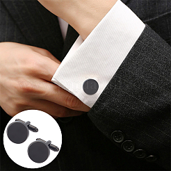 4Pcs Stainless Steel Cuff Button&nbsp;STAS-WR0001-04