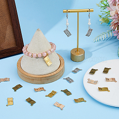100Pcs 5 Colors Tibetan Style Alloy Pendants&nbsp;FIND-HS0001-76