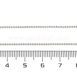 1mm Brass Ball Chain Adjustable Slider Necklaces&nbsp;KK-K398-28S