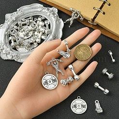 DIY Sport Theme Tibetan Style Alloy Making Finding Kit&nbsp;DIY-YW0008-72