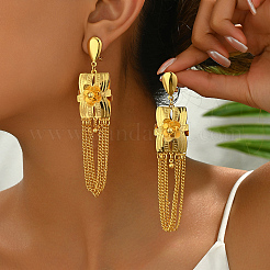 Iron Dangle Stud Earrings&nbsp;KD6155-3