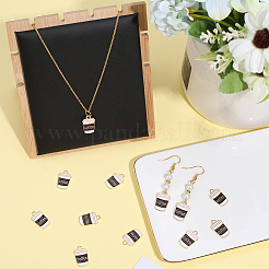 80Pcs Alloy Enamel Pendants&nbsp;ENAM-SC0004-08