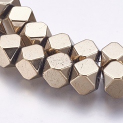 Electroplate Non-magnetic Synthetic Hematite Bead Strands&nbsp;G-K237-15D