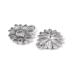 Sunflower Tibetan Style Alloy Pendants&nbsp;X-TIBEP-R344-35AS-LF