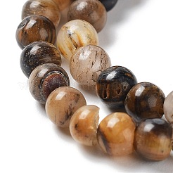 Natural Yellow Tiger Eye Beads Strands&nbsp;G-H238-4mm