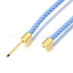 3MM Round Nylon Milan Cord Necklaces Making&nbsp;NJEW-H091-01G-25