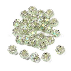 Acrylic Rhinestone Rondelle Beads&nbsp;OACR-S048-02H