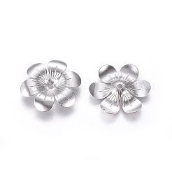 Non-Tarnish 6-Petal 316 Surgical Stainless Steel Bead Caps&nbsp;STAS-G196-01P