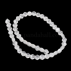 Natural Quartz Crystal Beads Strands&nbsp;G-G463-A13-8x9mm