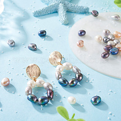 100Pcs 4 Styles Natural Cultured Freshwater Pearl Beads&nbsp;PEAR-BT0001-02