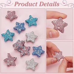 10Pcs 5 Colors Handmade Polymer Clay Disco Ball Beads&nbsp;FIND-PH0022-06