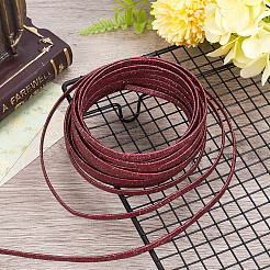 10M Folding Glitter PU Leather Cord&nbsp;OCOR-GF0004-11I
