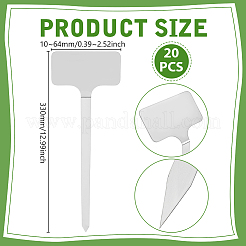 20Pcs 2Bags 304 Stainless Steel Plant Label&nbsp;DIY-UN0008-05
