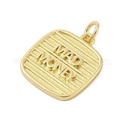 Real 18K Gold Plated Rack Plating Brass Pendants&nbsp;KK-Z074-68G