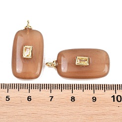 Dyed Natural White Jade Pendants&nbsp;G-H328-03G-A07