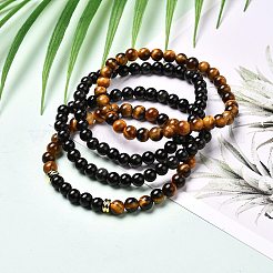 Aromatherapy Energy Stretch Bracelets Set for Girl Women&nbsp;BJEW-JB06736-01