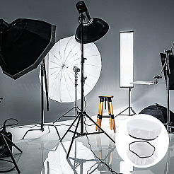 Round Cloth Photography Lamp Cover&nbsp;DIY-CN0003-74A