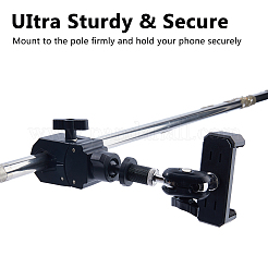 Plastic Flexible Articulating Arm Cell Phone Holder&nbsp;AJEW-WH0556-67
