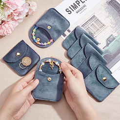 Velvet Jewelry Flap Pouches&nbsp;TP-WH0007-12G-02