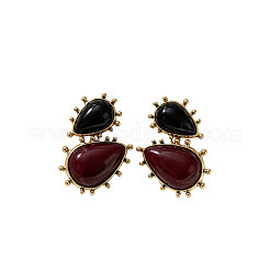 Alloy & Resin Stud Earrings for Women&nbsp;WGBD892-01