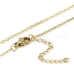 Valentine's Day Rectangle 304 Stainless Steel Pendants Necklaces&nbsp;NJEW-K266-02G