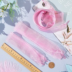 2 Pairs 2 Style Gradient Color Nylon Chiffon Shoe Laces&nbsp;FIND-GF0004-83A