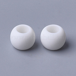 Opaque Acrylic European Beads&nbsp;X-SACR-T343-11