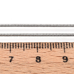Brass Round Snake Chain&nbsp;CHC-WH0014-02P