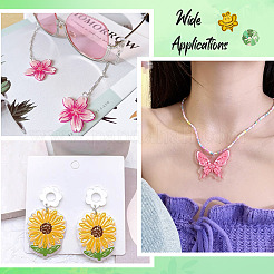 10Pcs 5 Style Transparent Acrylic Pendants&nbsp;TACR-TA0001-32