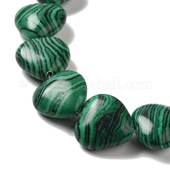 Synthetic Malachite Beads Strands&nbsp;G-K335-01B