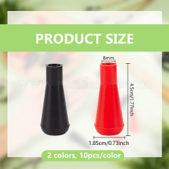 20Pcs 2 Colors Synthetic Rubber Arrowhead Guards&nbsp;FIND-BC0019-89