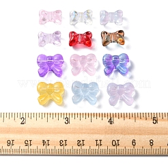 60Pcs 12 Style Transparent Spray Painted Glass Beads&nbsp;GLAA-FS0001-49