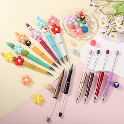 DIY Flower/Hound Silicone & ABS Plastic Beadable Pen Making Kits&nbsp;DIY-SZ0010-11