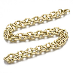 Iron Cable Chains Necklace Making&nbsp;MAK-N034-003A-MG
