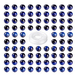 100Pcs 8mm Natural Tiger Eye Round Beads&nbsp;DIY-LS0002-26