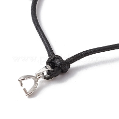 Adjustable Waxed Polyester Cord Bracelet Making&nbsp;AJEW-JB01317-03