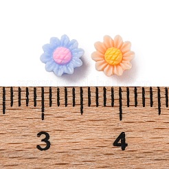 Flower Opaque Resin Cabochons&nbsp;FIND-L019-02E