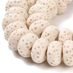 Natural Lava Rock Dyed Beads Strands&nbsp;G-L586-B02-14