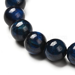 Natural Tiger Eye(Dyed) Beads Stretch Bracelets Set&nbsp;BJEW-JB06653-05
