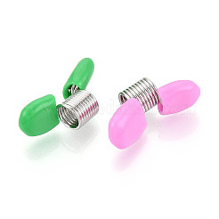 Iron Mini Spring Bead Clamps for Beading Jewelry Making&nbsp;TOOL-T012-01A-02
