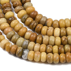 Natural Huanglong Jade Beads Strands&nbsp;G-L647-D02-4x6mm