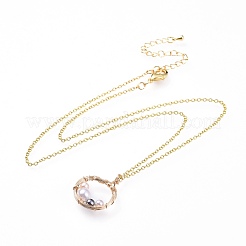 Dangle Earring & Pendant Necklace Jewelry Sets&nbsp;SJEW-JS01036