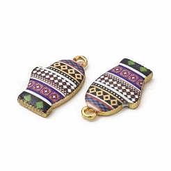 Winter Theme Alloy Printed Pendants&nbsp;PALLOY-D581-01