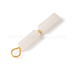 Natural White Jade Beaded Pendants&nbsp;PALLOY-JF04695