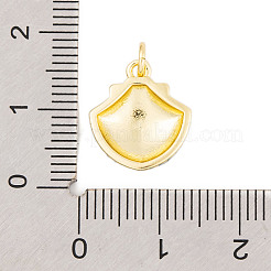 Rack Plating Brass Enamel Pendants&nbsp;KK-P269-09G-01