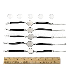 5Pcs Suede Bracelet Making&nbsp;MAK-FS0001-06