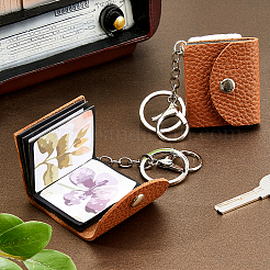 Imitation Leather Keychains&nbsp;HJEW-WH0108-015P-A